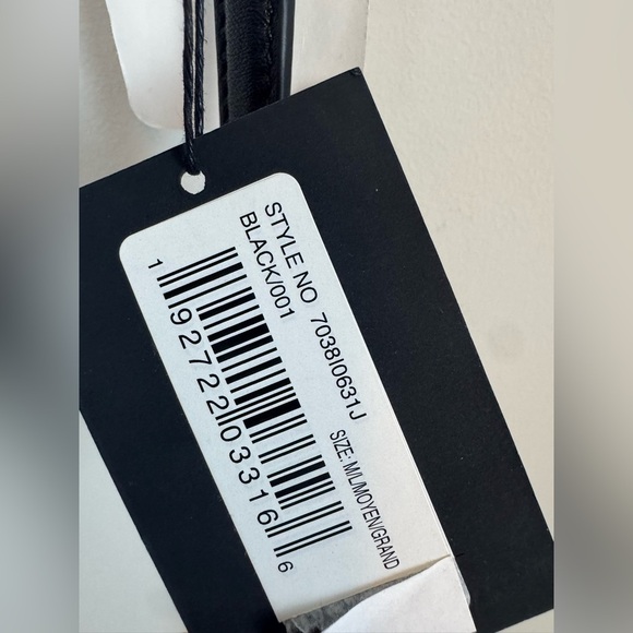 Alexander Wang Black Leather Skinny Belt - Picture 5 of 7